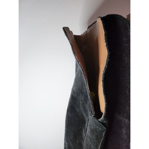 Lucky Brand Womens Ramsden Over The Knee Boots Sz 8.5M Black Leather Heeled Tall - Picture 5 of 13